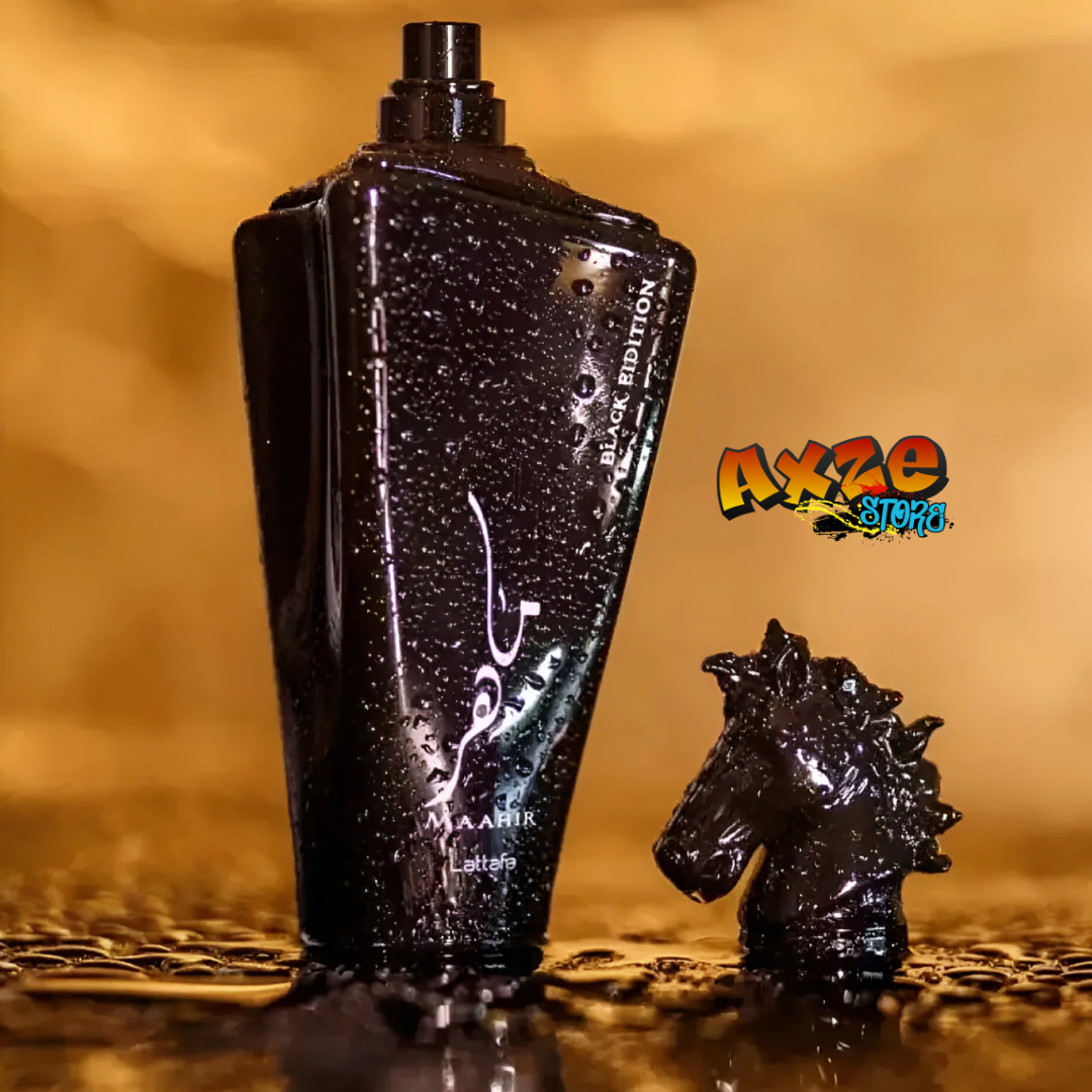 Maahir Black Edition de Lattafa de 100 ml (3.3 Oz) 1 Maahir Black Edition de Lattafa