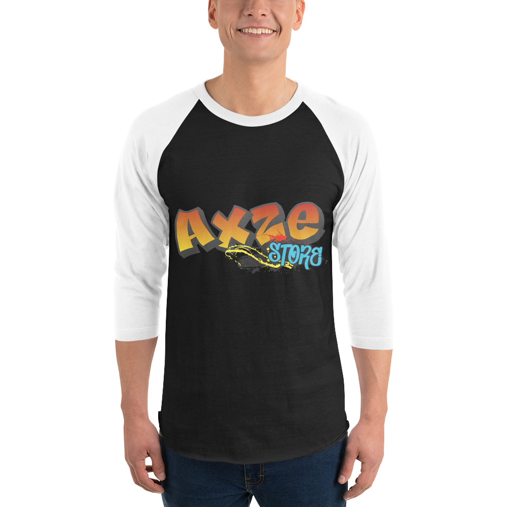 Camiseta con manga raglán tres cuartos 1 Camiseta con manga raglán tres cuartos