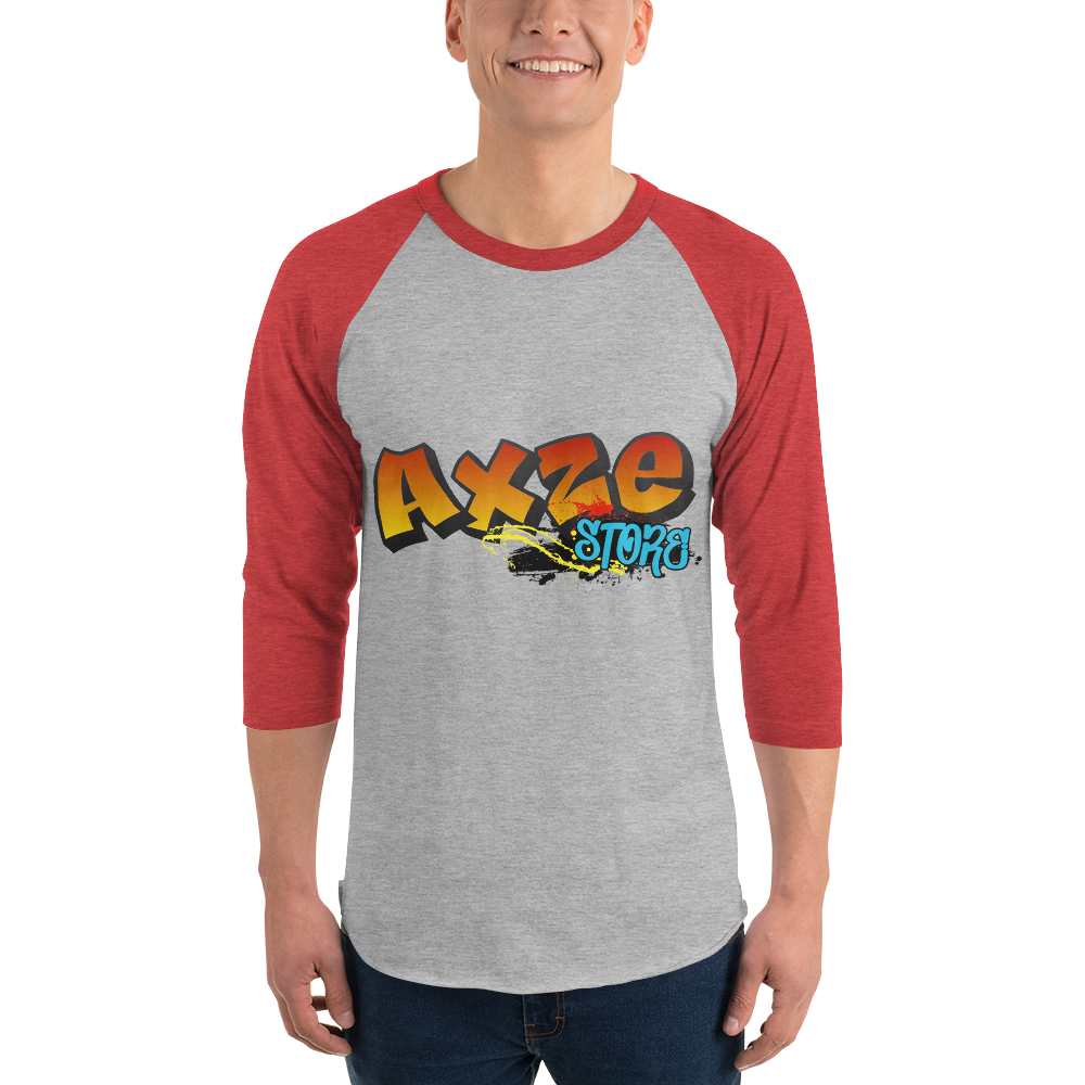 Camiseta con manga raglán tres cuartos 4 Camiseta con manga raglán tres cuartos - Image 4