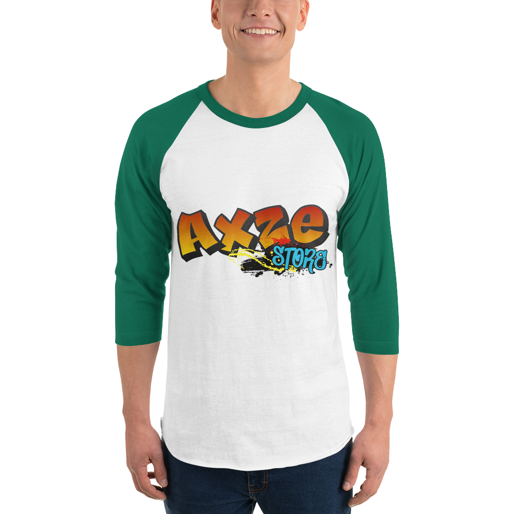 Camiseta con manga raglán tres cuartos 10 Camiseta con manga raglán tres cuartos - Image 10