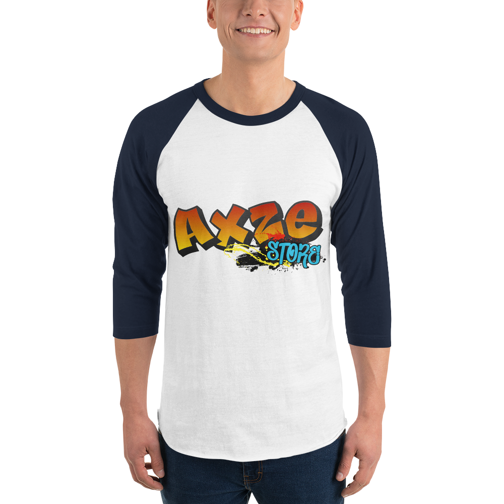 Camiseta con manga raglán tres cuartos 7 Camiseta con manga raglán tres cuartos - Image 7