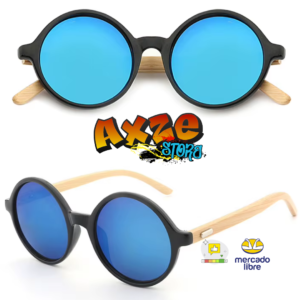 Lentes De Sol Steampunk Black Blue